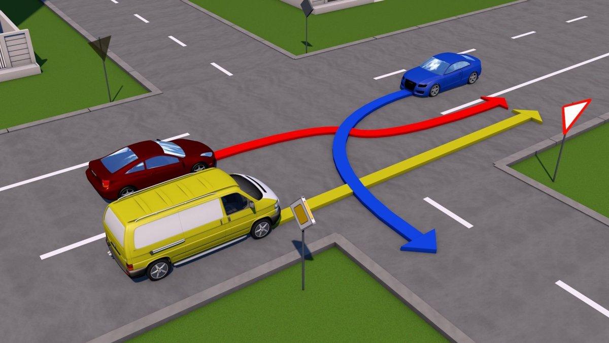 Сложные ситуации на дорогах и перекрестках