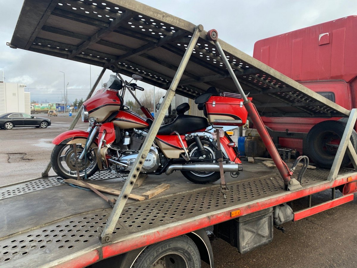 Доставка мотоцикла в транспортной компании drive2