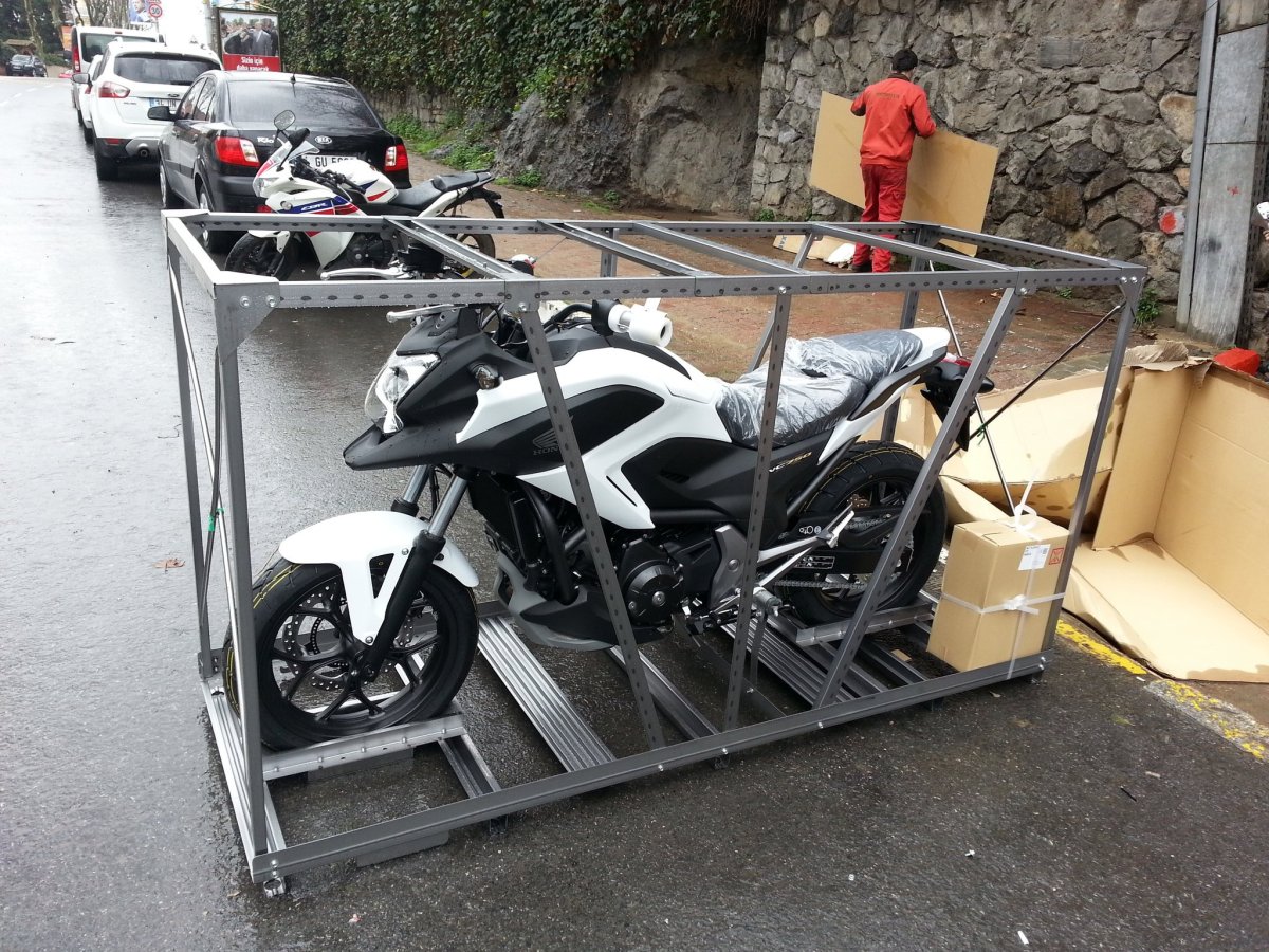 Обрешетка для перевозки мотоцикла