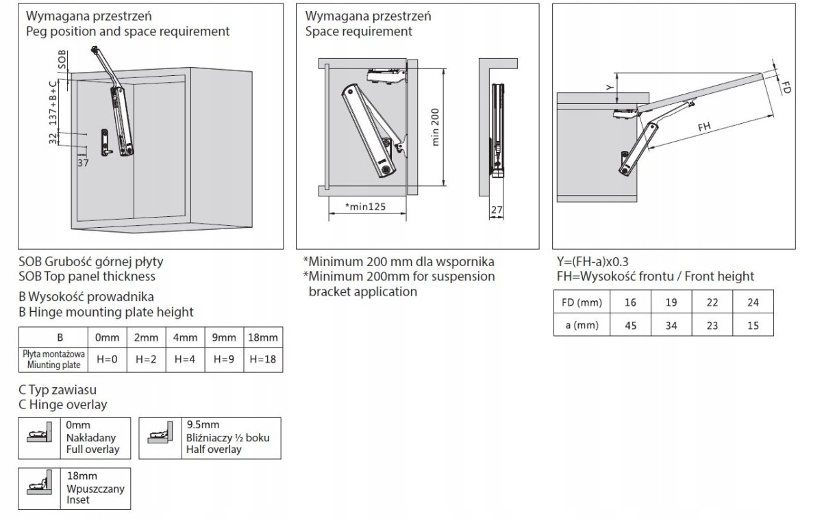 Подъемный механизм Top stay se DTC