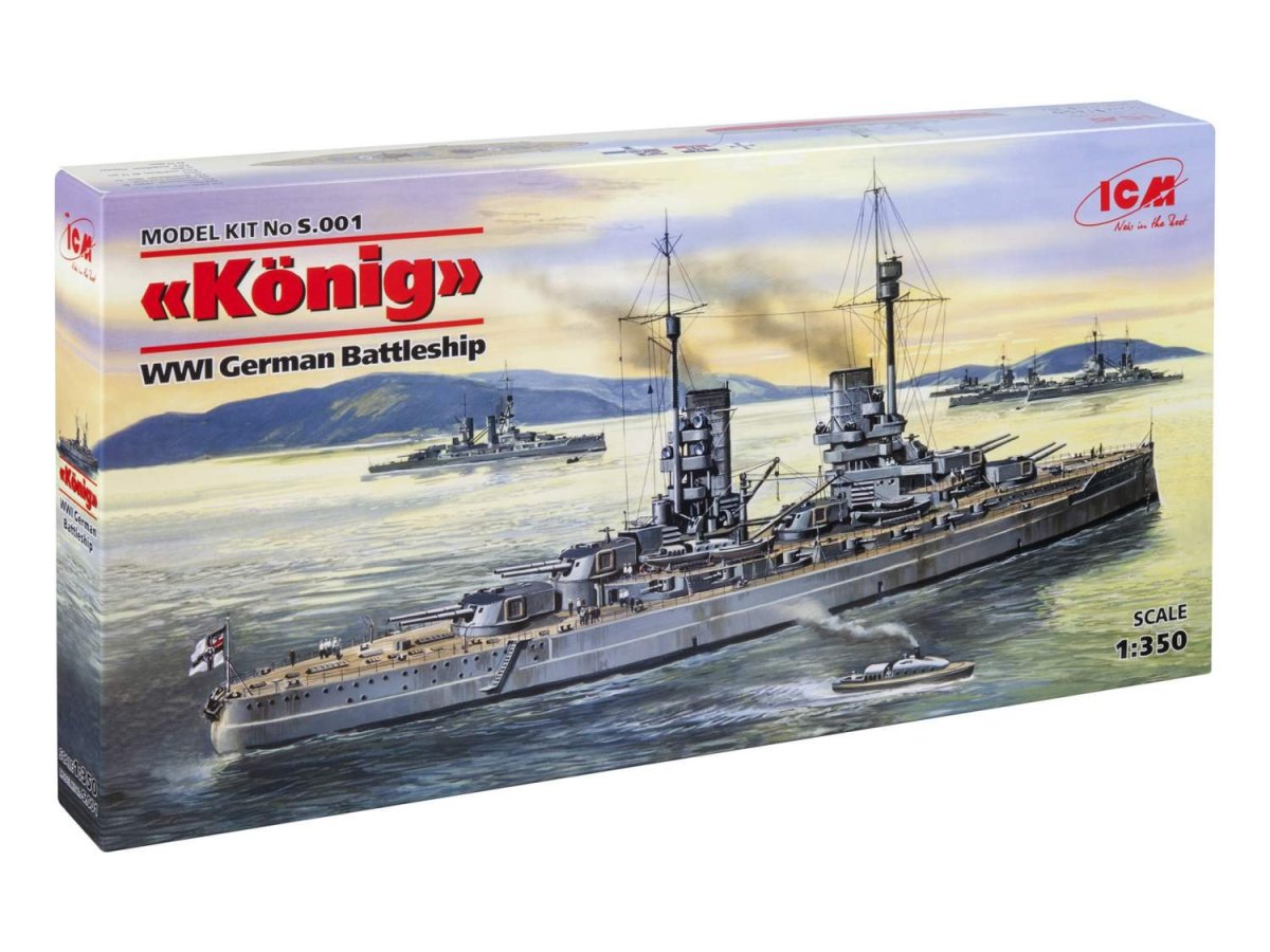S.001 ICM 1/350 линейный крейсер Кениг