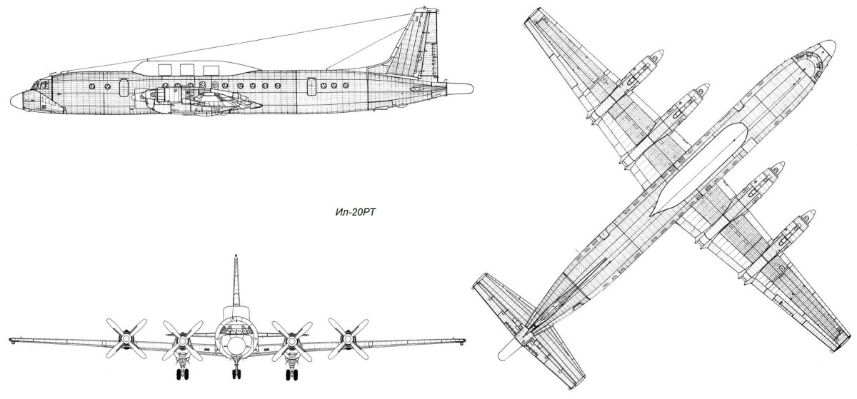 Самолет радиоэлектронной разведки ил-20