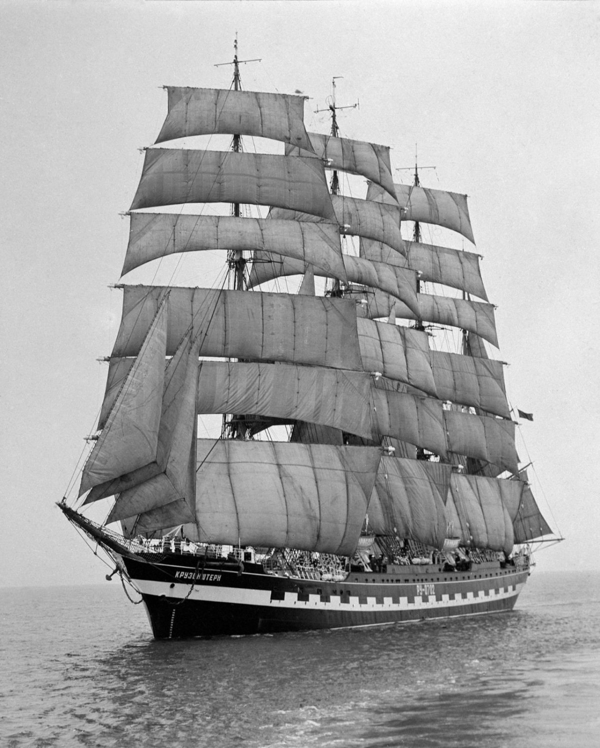 Четырехмачтовый Барк Крузенштерн
