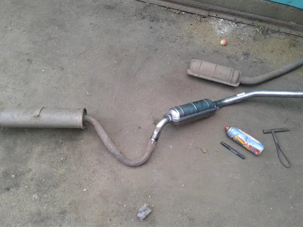 2107 Евро 2 глушитель