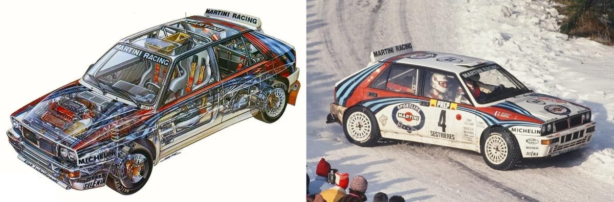 Lancia Delta integrale Rally мотор
