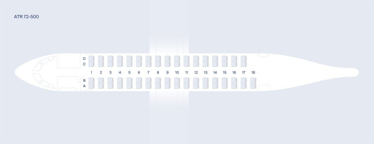 ATR 72 схема салона