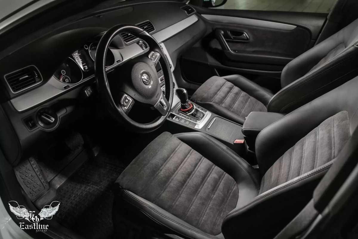 VW Passat cc салон алькантара