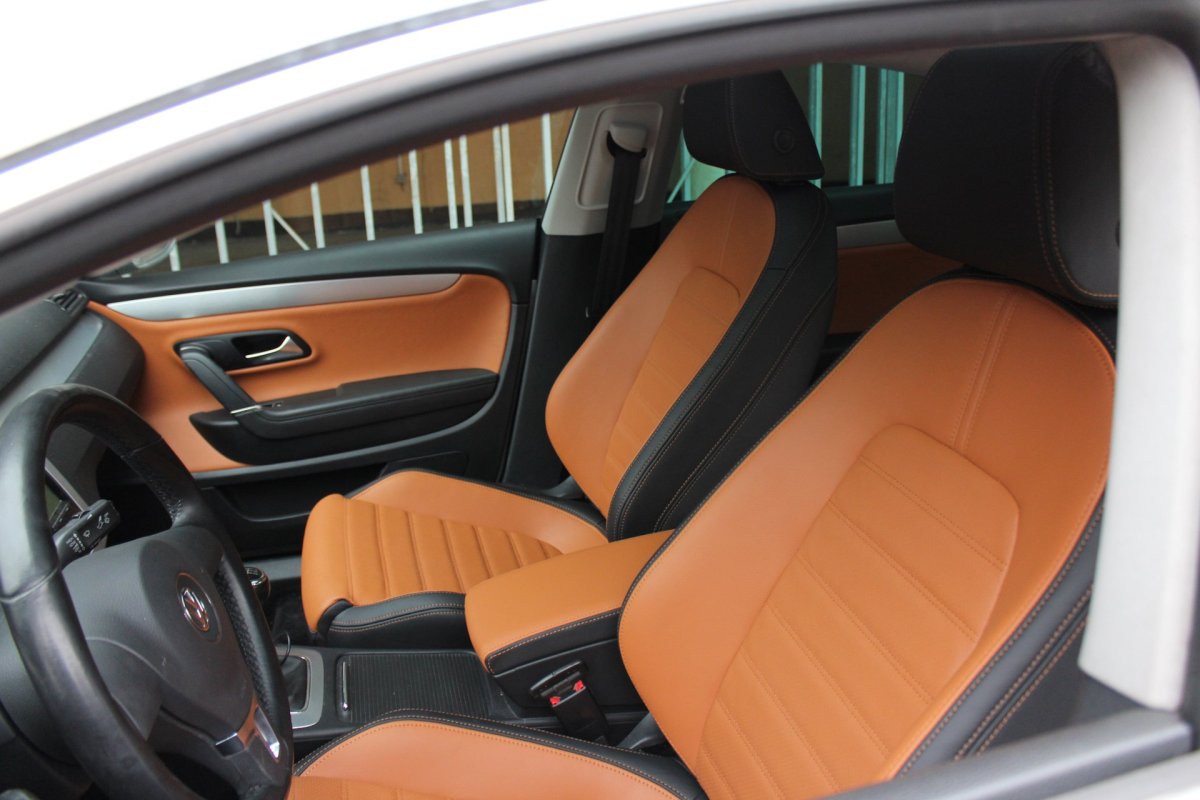 Рыжий салон Пассат СС