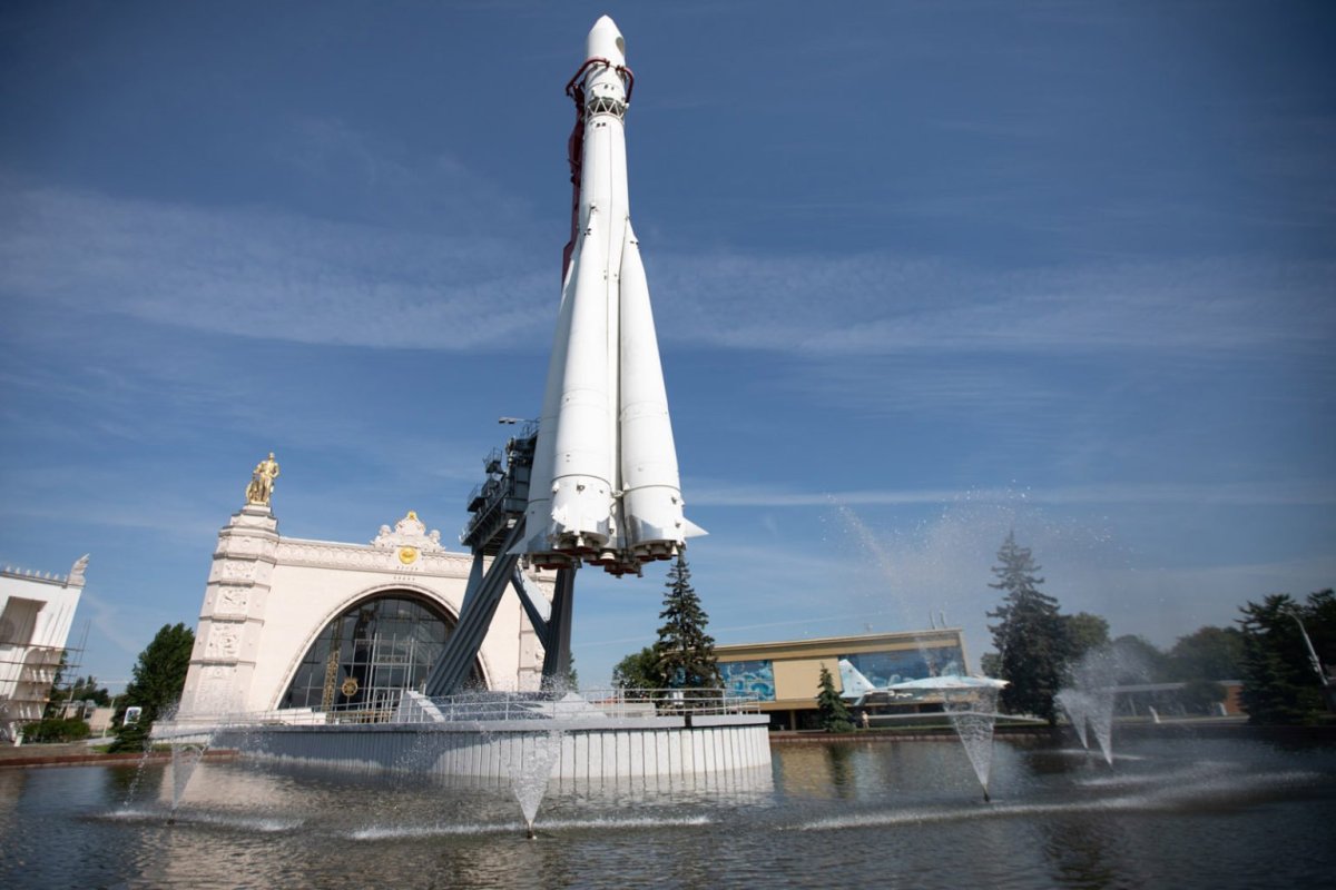 Фонтан ракета ВДНХ