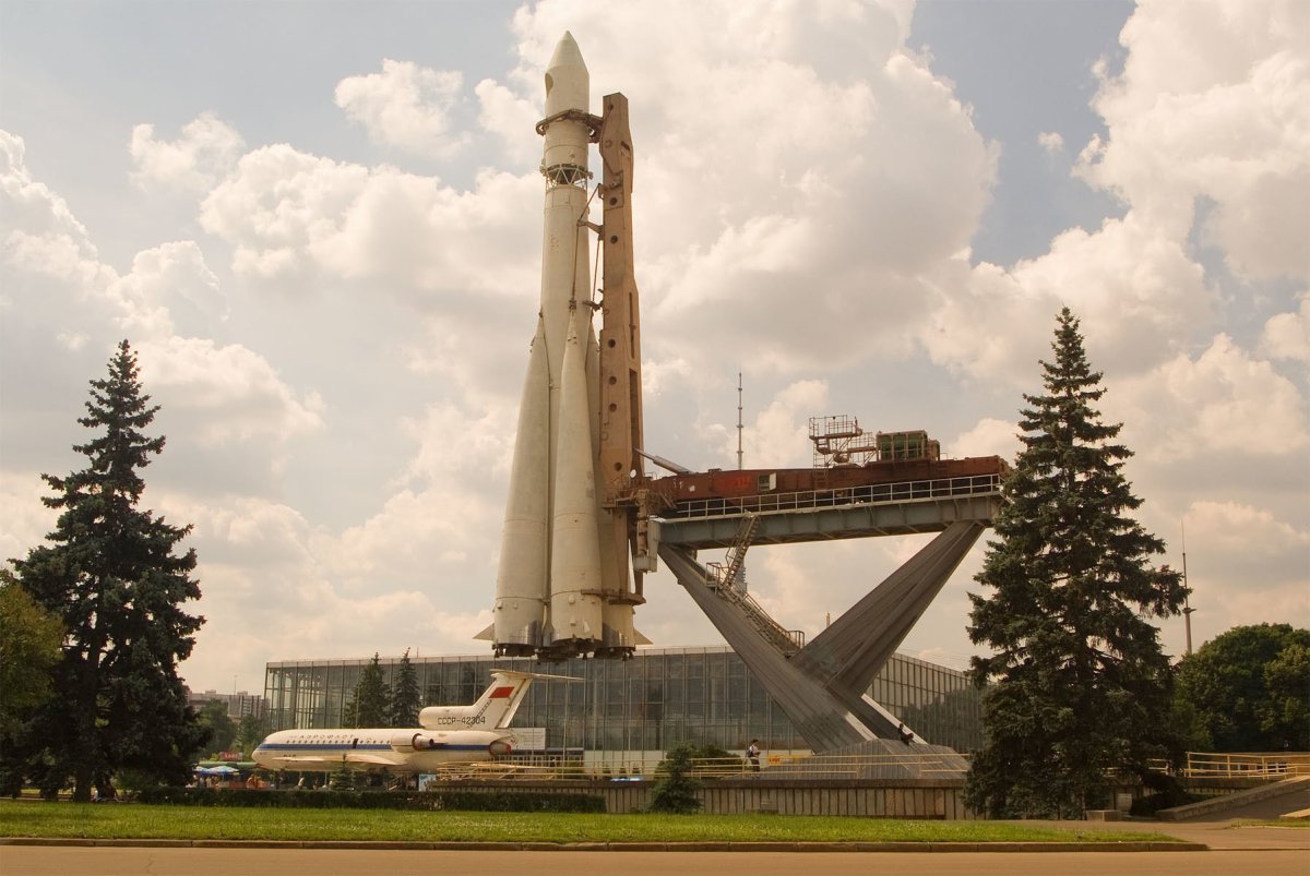 Ракета Восток 1 на ВДНХ