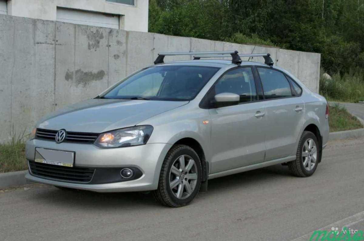 Багажник на крышу Фольксваген поло 2016