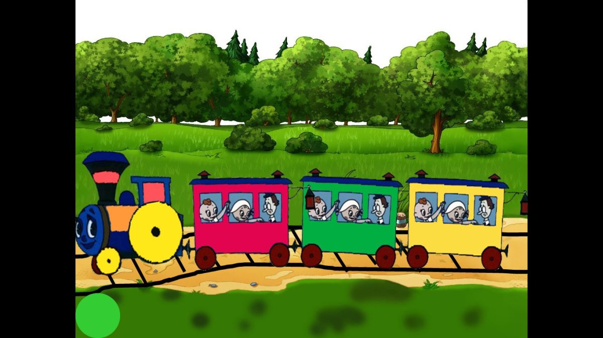 Паровозик Ромашково (с-177-ф )