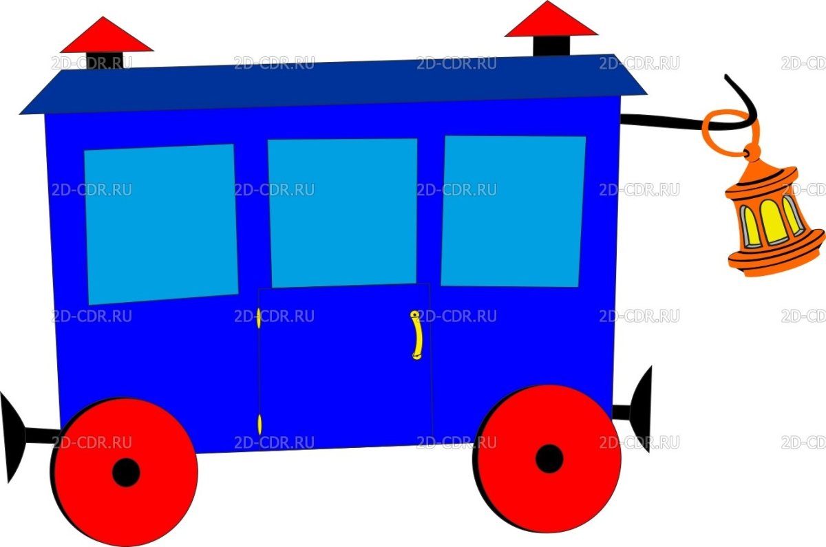 Паровозик из Ромашково вагончики