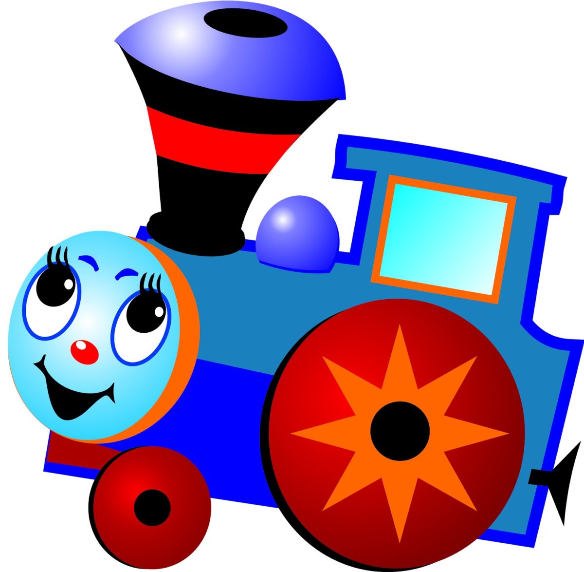 Паровозик Оксва геометрический паровозик