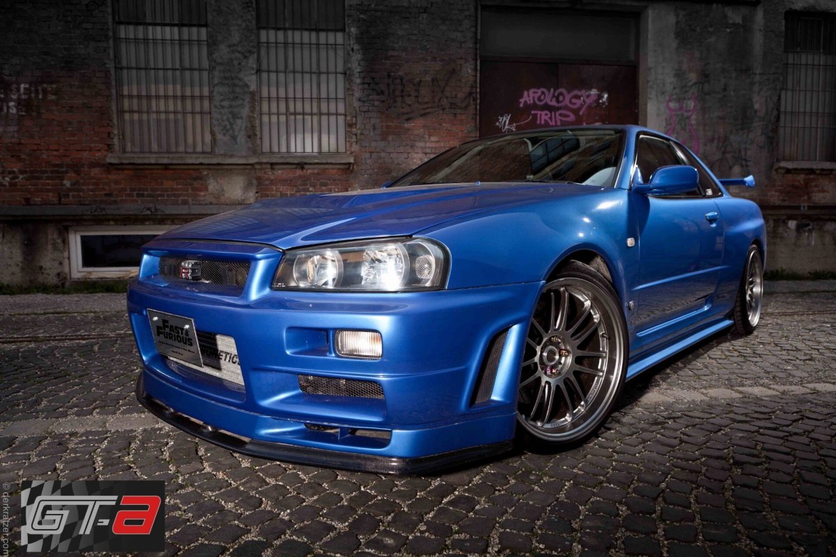 Skyline r34 GTR Форсаж