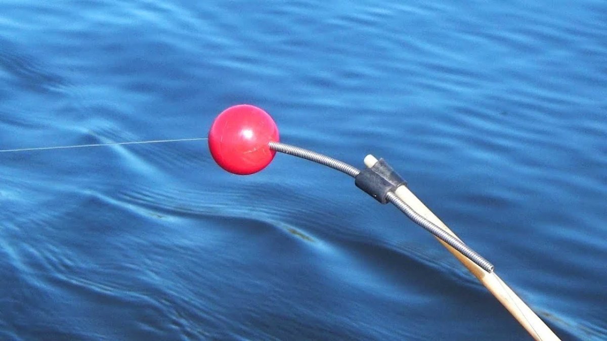 Бортовая удочка с кивком