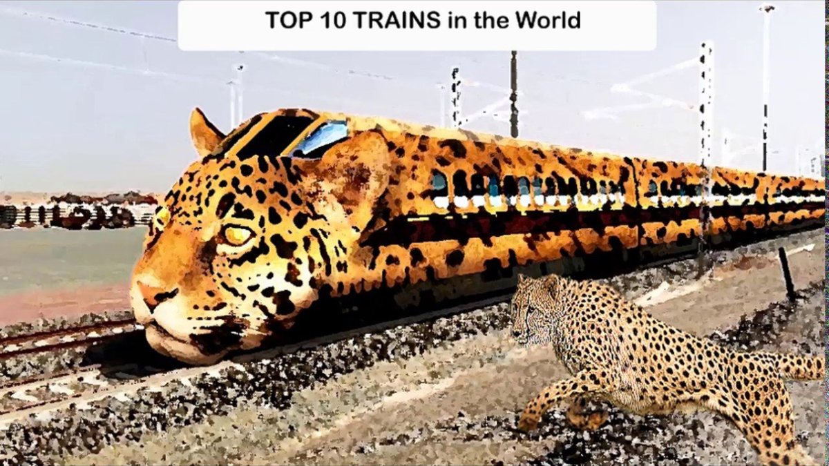Гепард с поездом