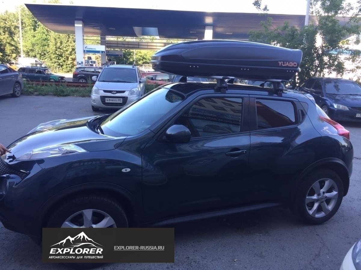 Бокс на крышу Ниссан Кашкай плюс 2