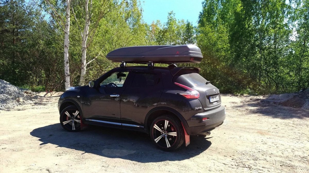 Nissan Juke бокс на крышу