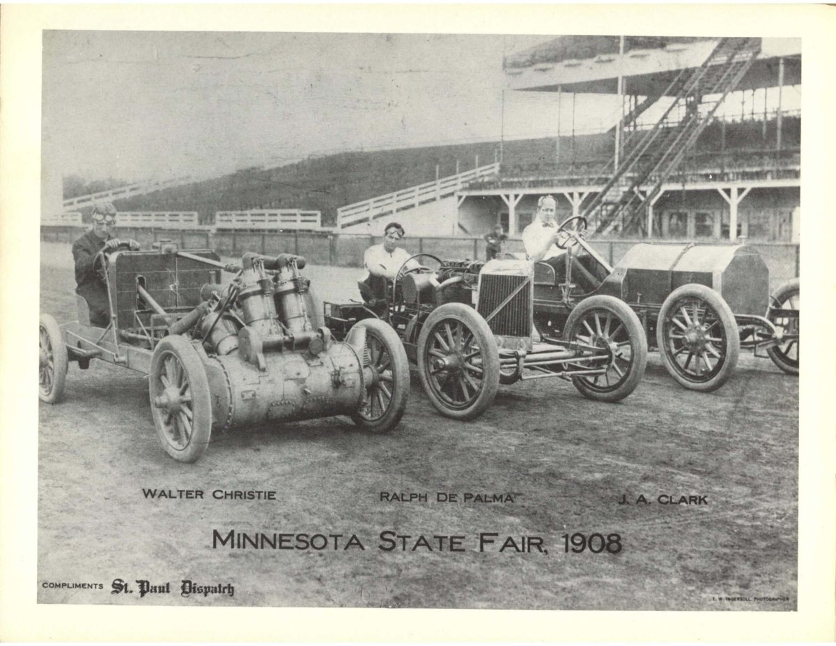Christie v-4 engine 1909 Racer