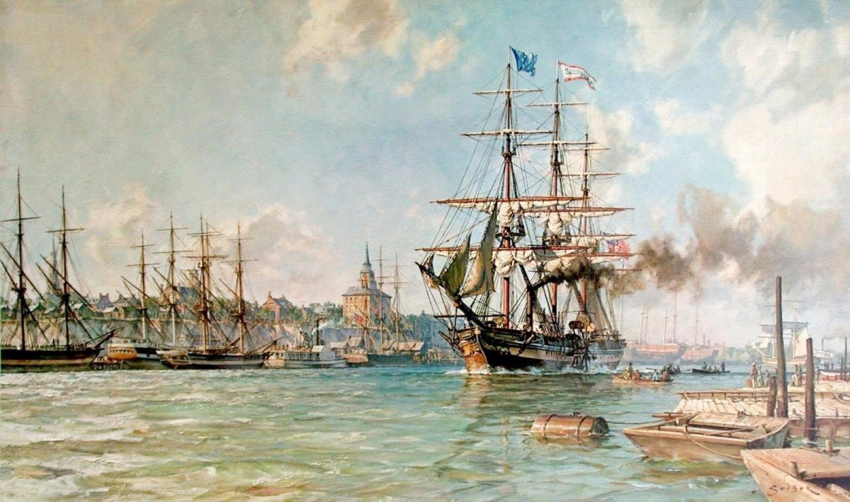 Судно Саванна 19 век