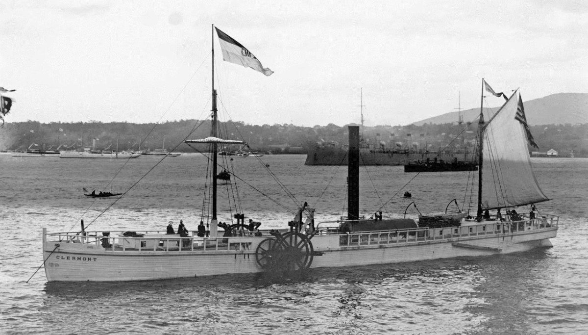 Роберт Фултон пароход Клермон