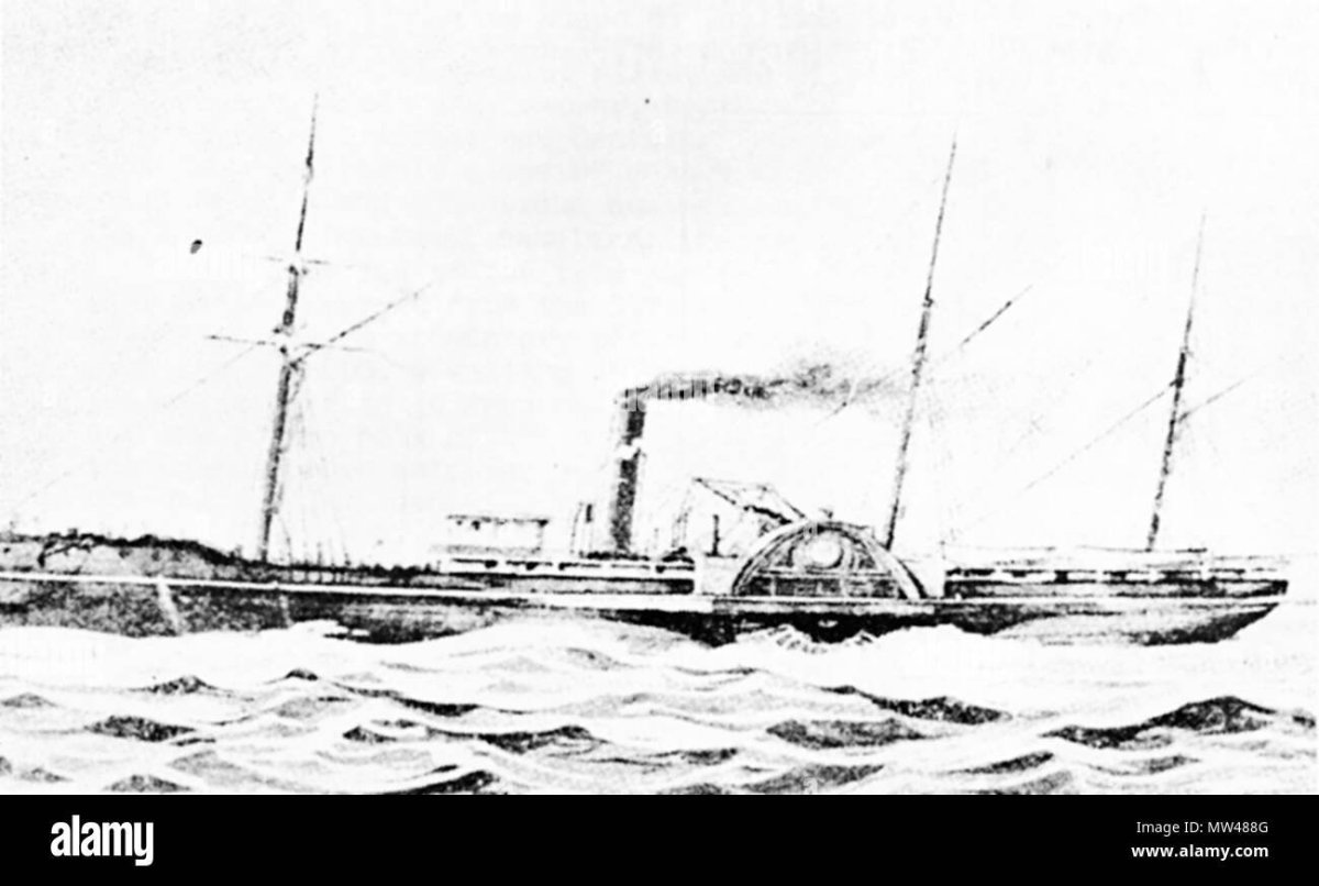 Пароход Пацифик 1850