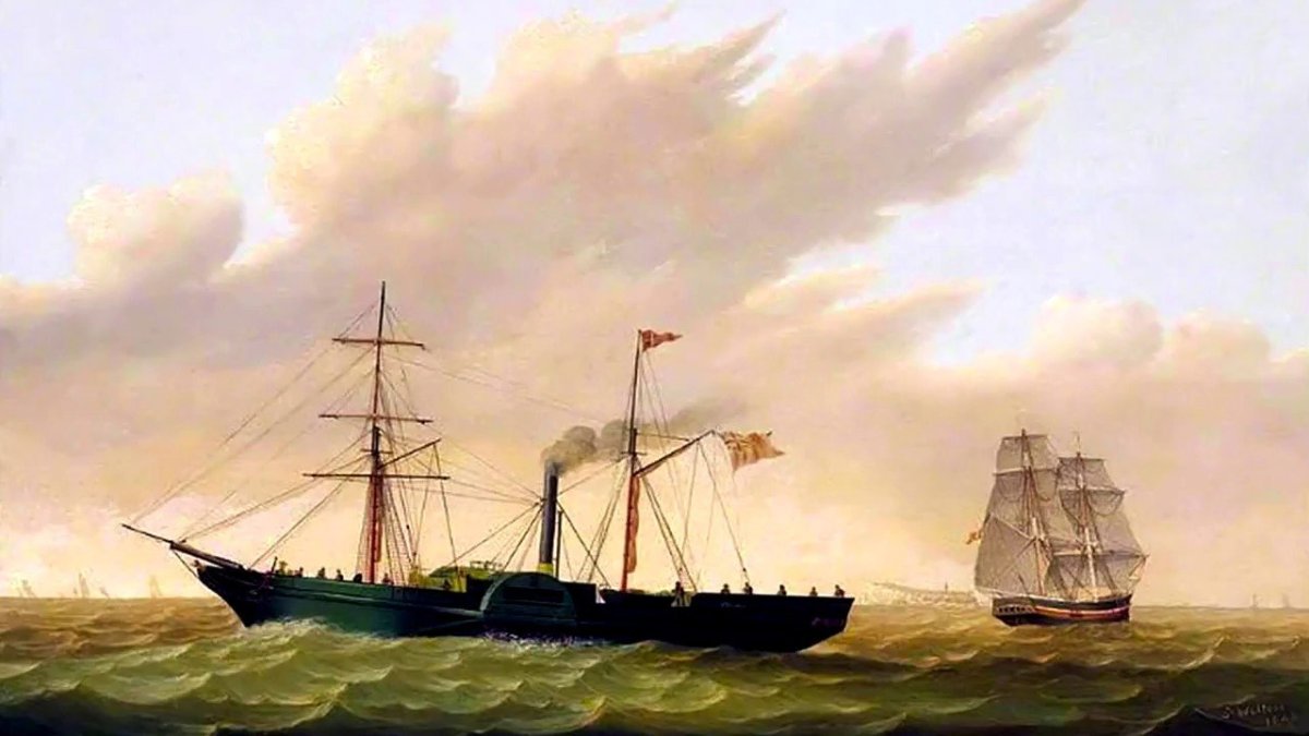 Пароход Архимед 1838