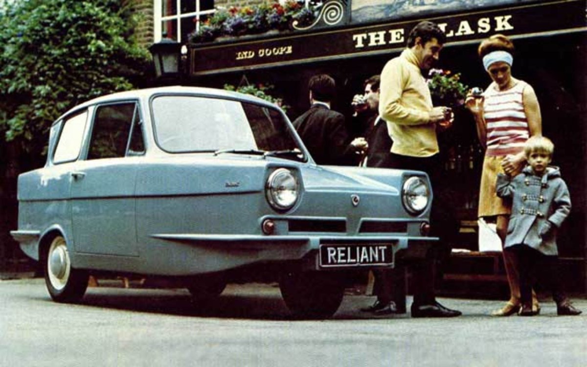Reliant Robin Мистер Бин