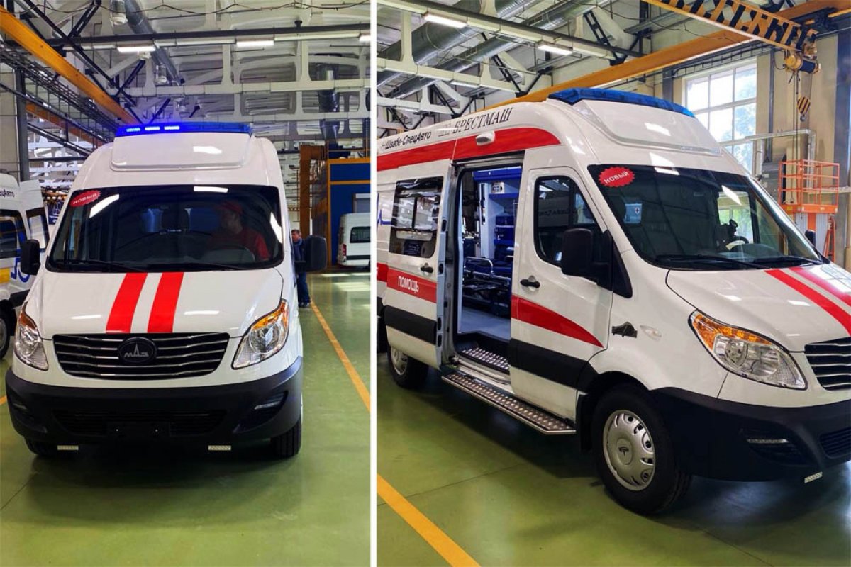 МАЗ скорая микроавтобус