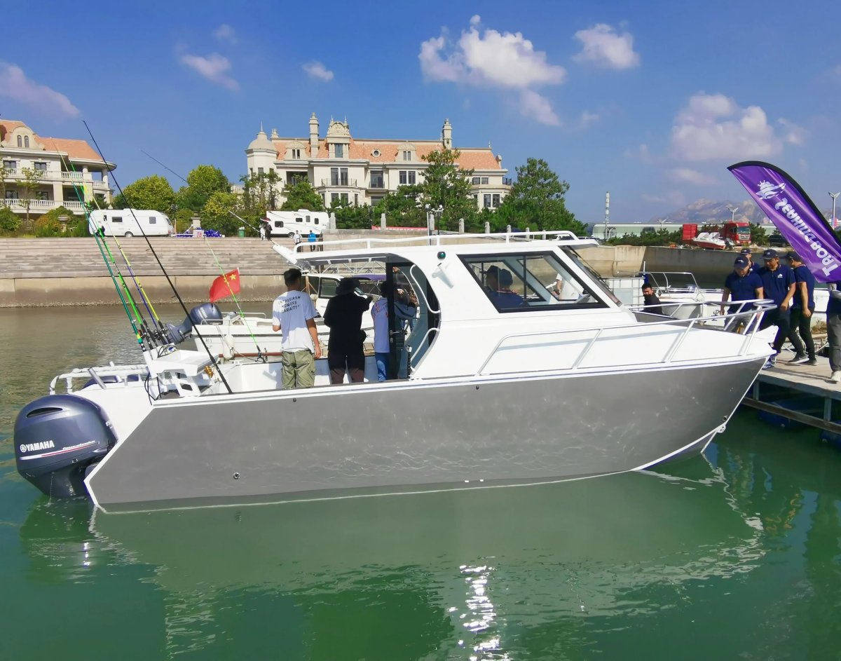 Скоростной катамаран алюминиевый