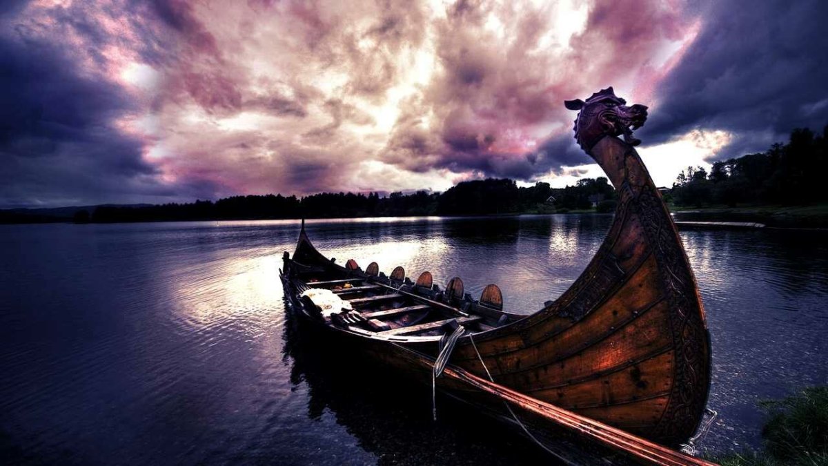 Дракар викингов