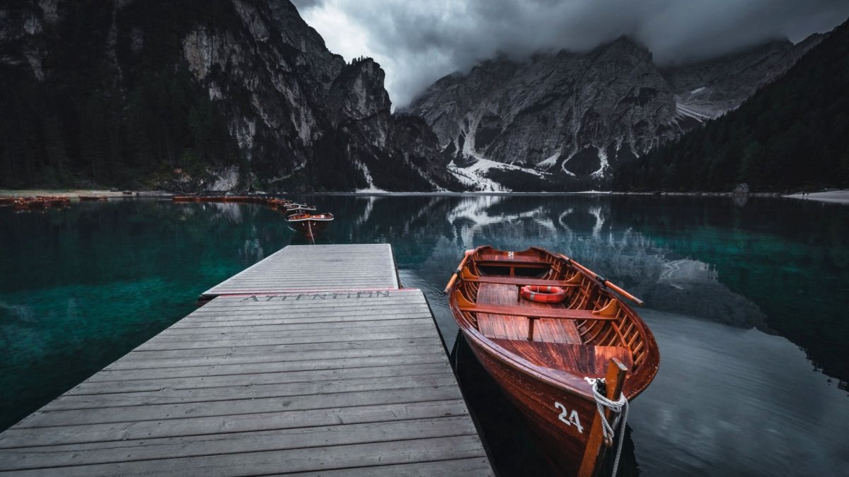 Озеро Брайес причал