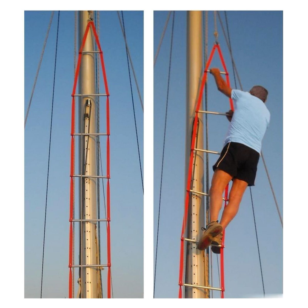 Мачта с лестницей