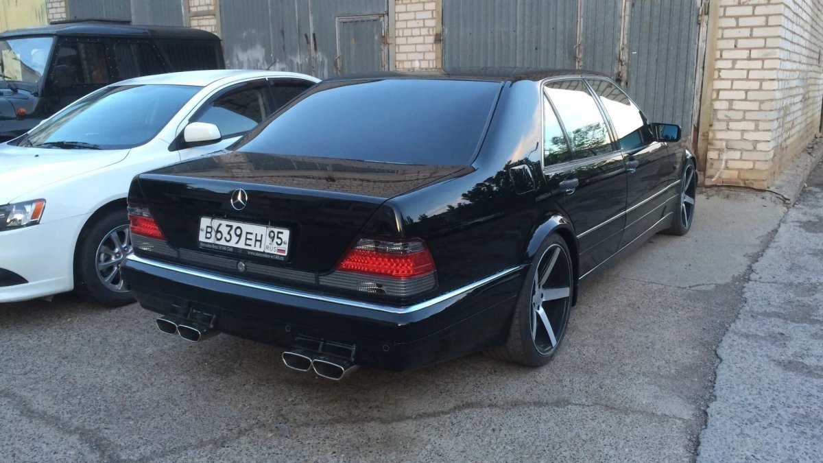 Выхлоп Брабус Мерседес 140