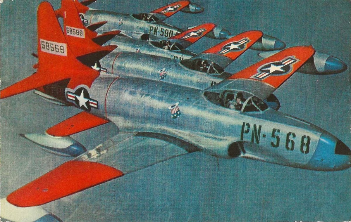 Lockheed f-80 shooting Star чертежи