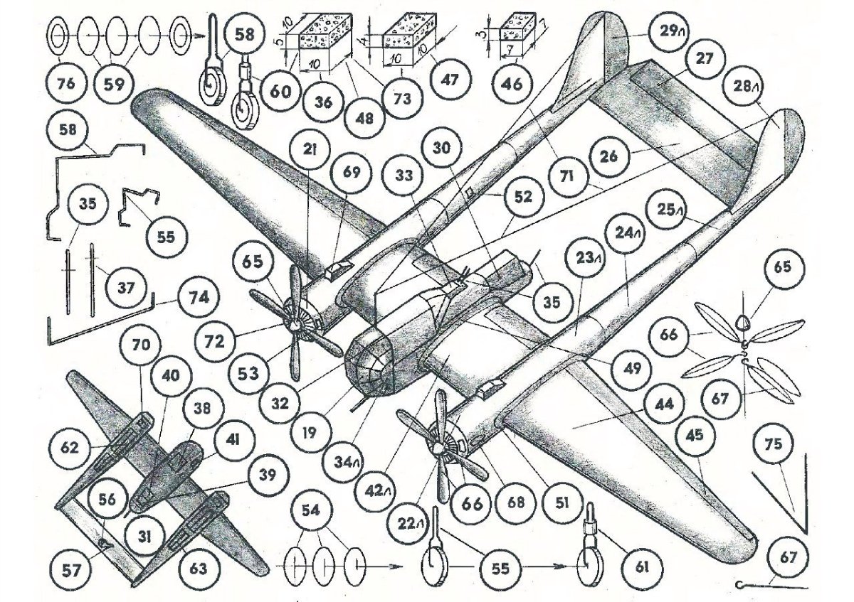 Су-12 чертеж