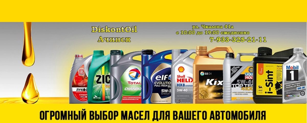 Моторные масла ассортимент