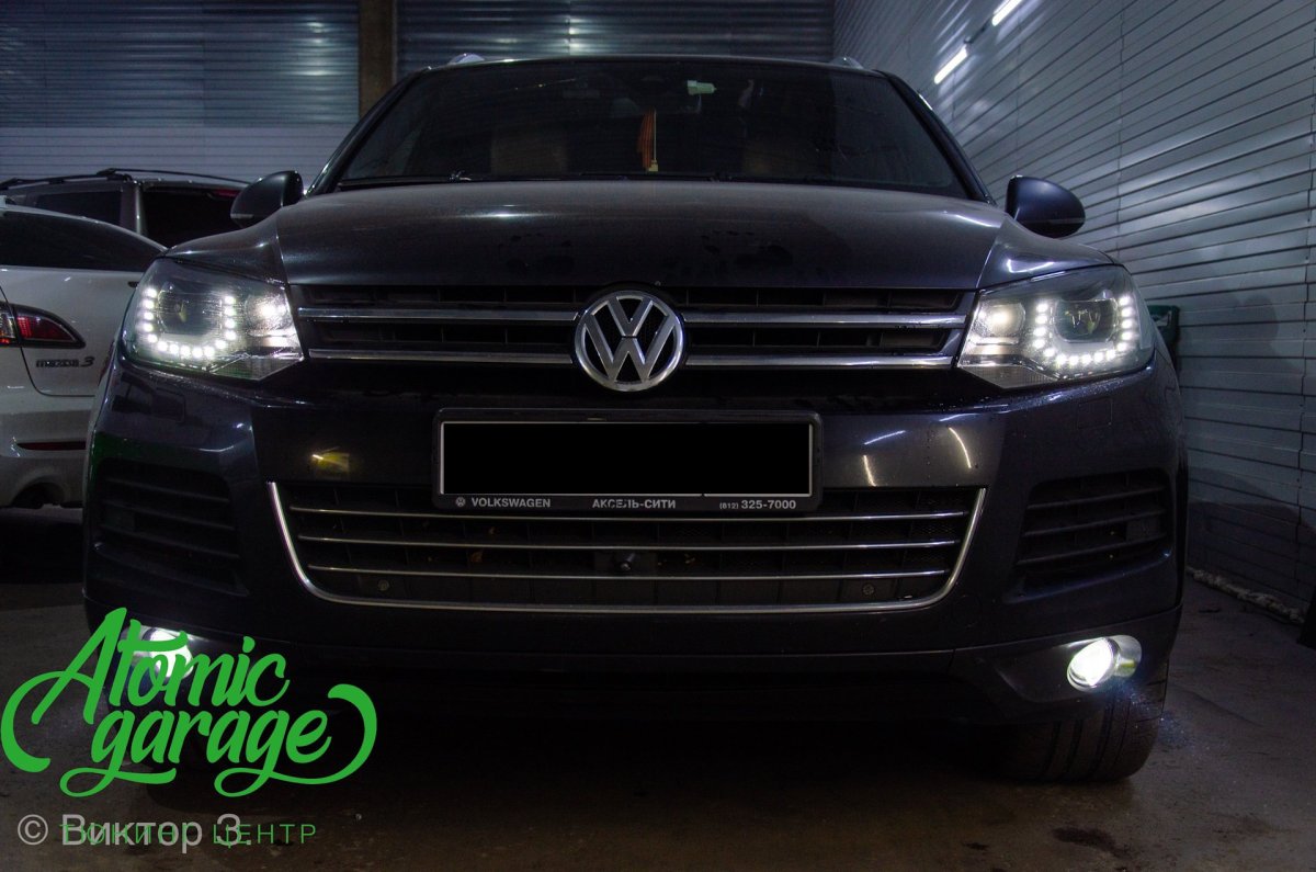 Диодные ПТФ Volkswagen Touareg NF