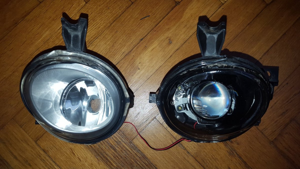 Линзы в ПТФ Туарег 1