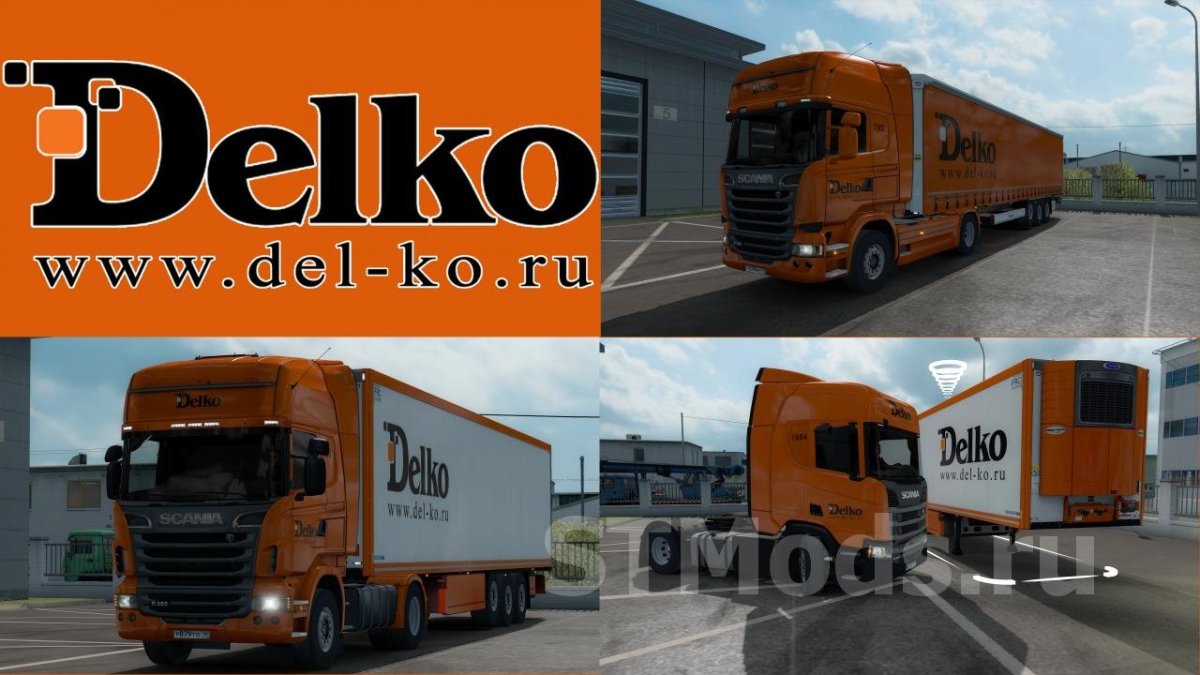 ETS 2 Скания Делко