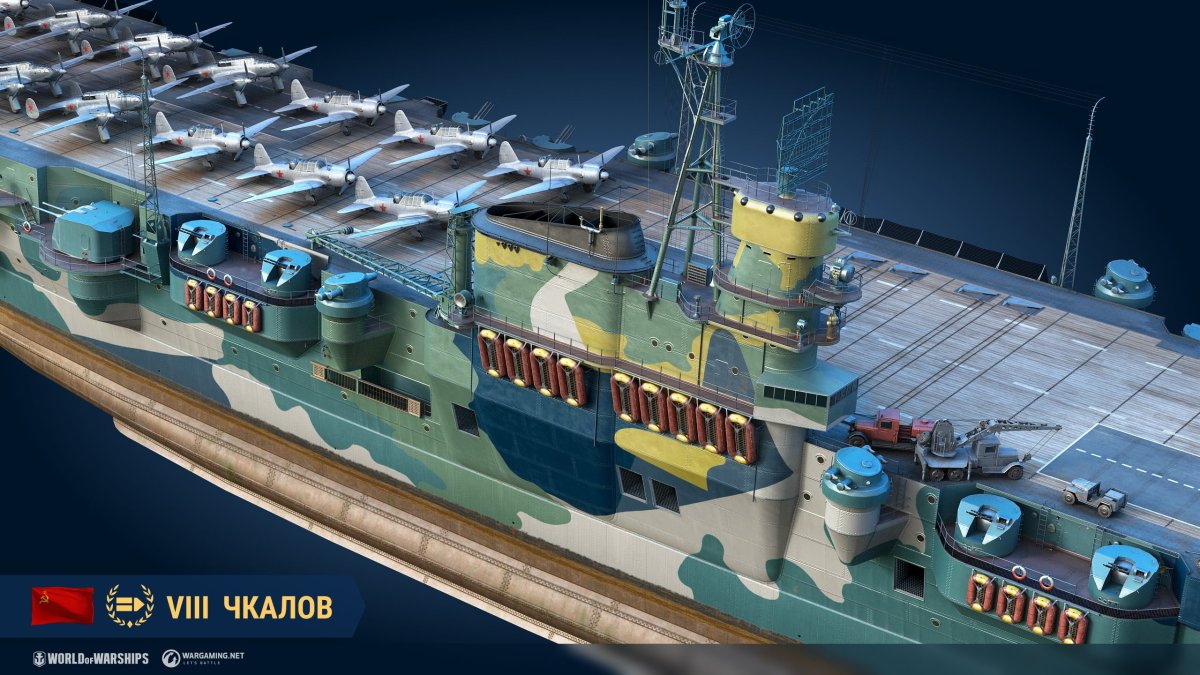 Авианосец Чкалов World of Warships