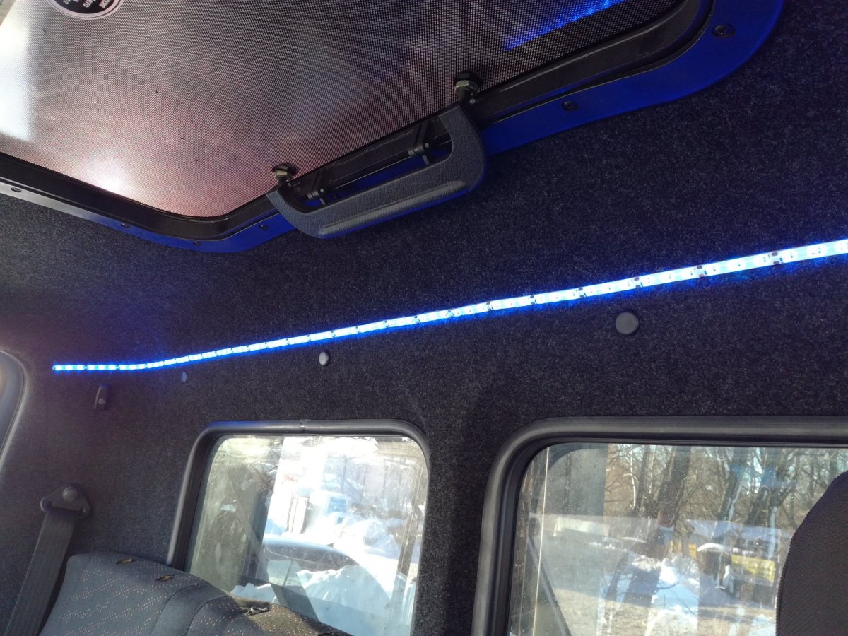 Подсветка салона Газель фермер 3302