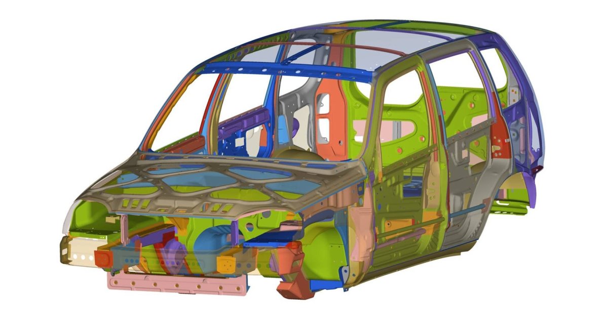 Силовой каркас кузова Chevrolet Lacetti