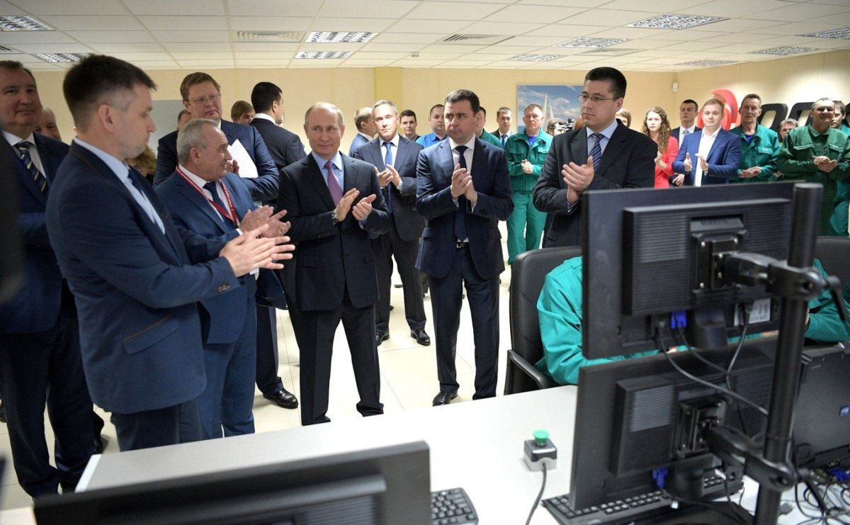 Путин в Рыбинске 2017