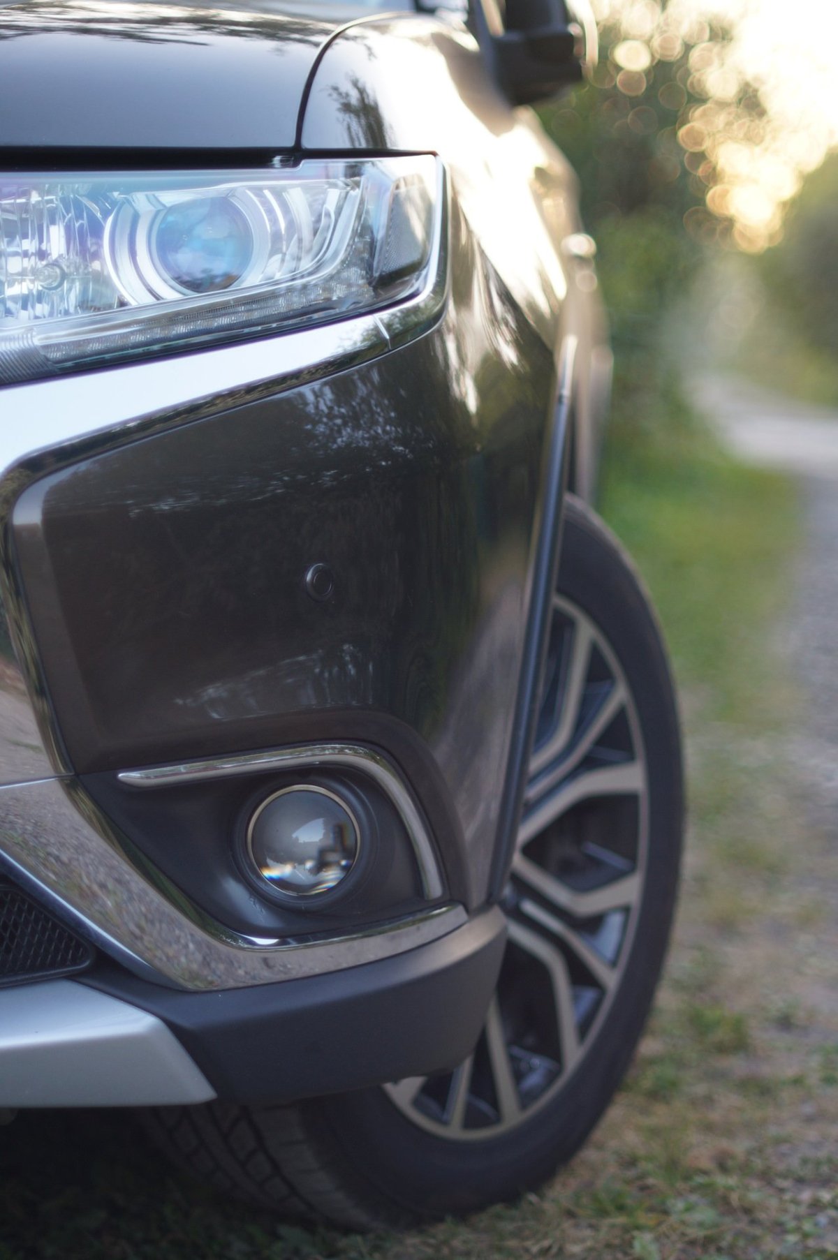 Outlander XL линзованные фары