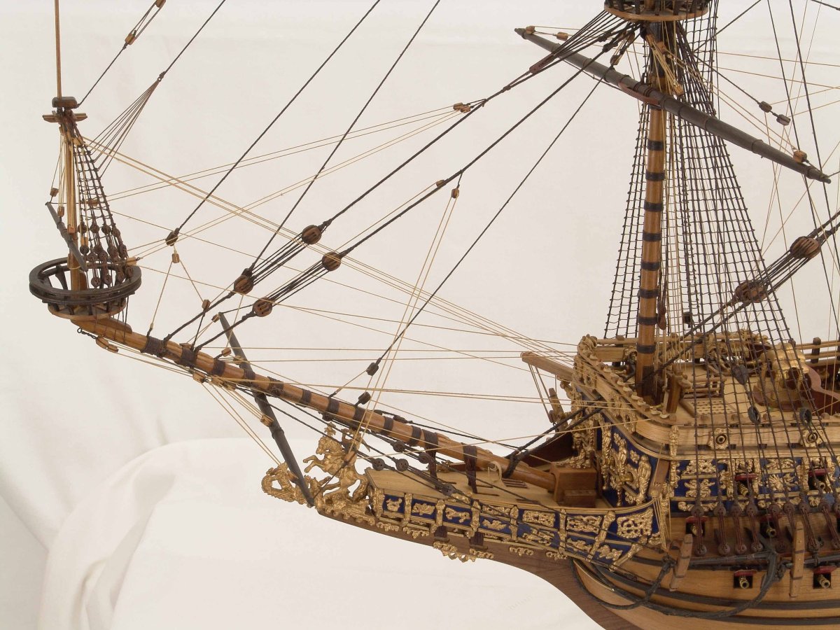 Такелаж галеона 17 века