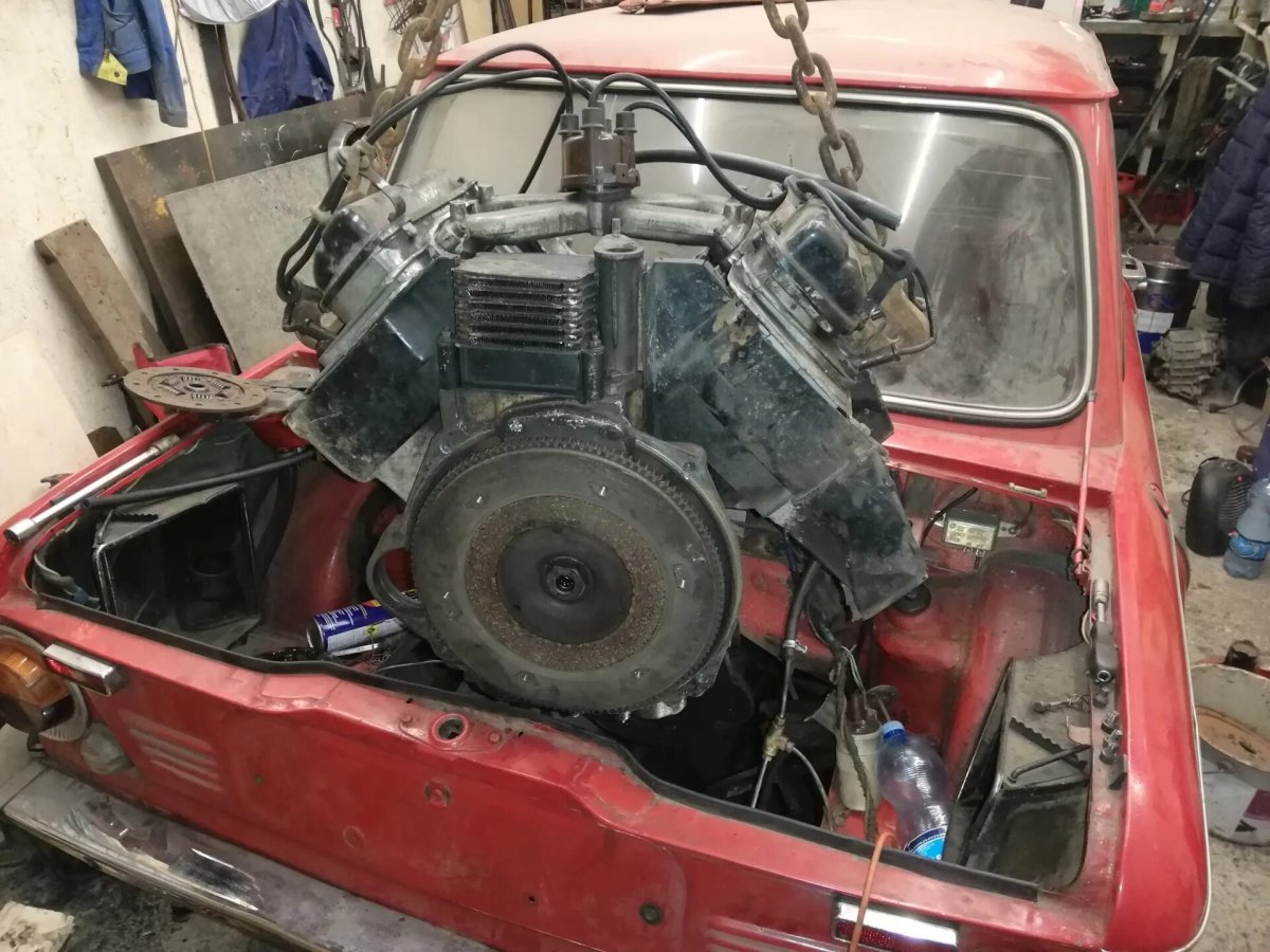 Снятие двигателя ЗАЗ 968м