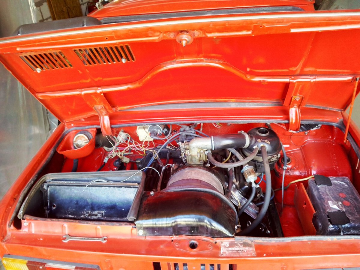 ЗАЗ 968 без двигателя