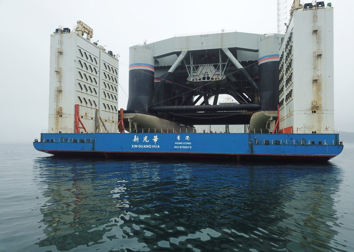 Плавучий космодром в Славянке